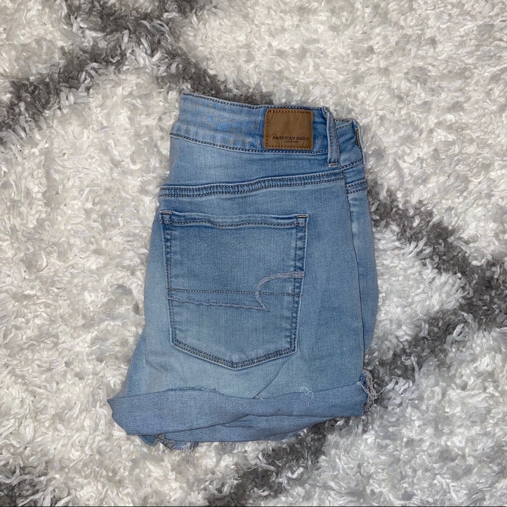 American Eagle Light Jean Shorts